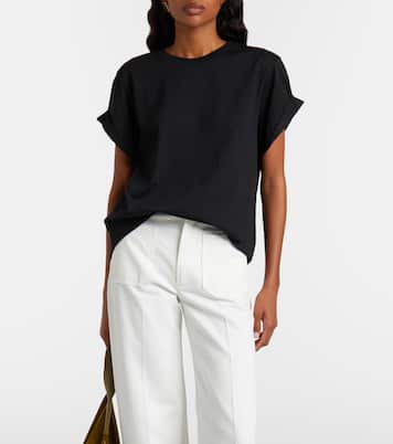 T-shirt Tilly in jersey di cotone | Victoria Beckham