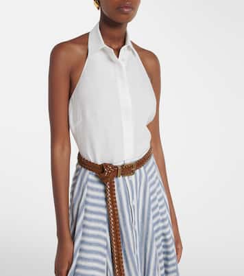 Eldred halterneck linen top | Ralph Lauren Collection