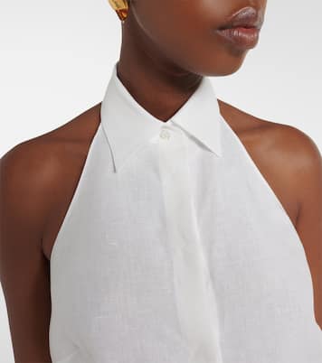 Eldred halterneck linen top | Ralph Lauren Collection