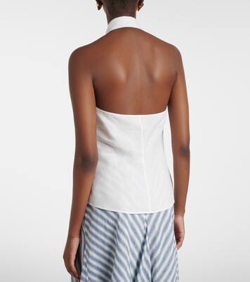 Eldred halterneck linen top | Ralph Lauren Collection
