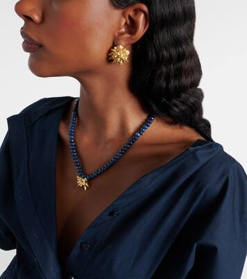 Sea Urchin 24K镀金耳环 | Ysso
