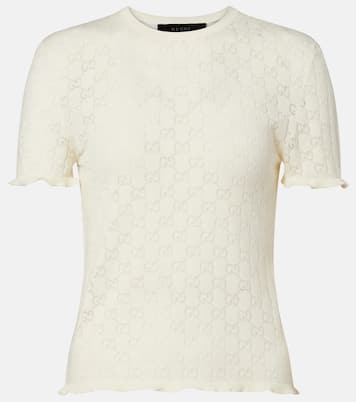 T-shirt GG en coton mélangé | Gucci