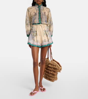 Seafoam夹趾凉鞋 | Zimmermann