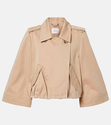 Luxury Layer cropped cotton-blend jacket | Dorothee Schumacher
