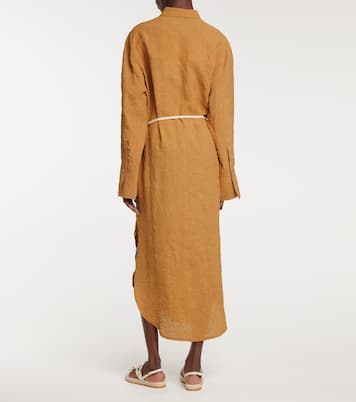 Hemdblusenkleid Fruma aus Satin | Nanushka