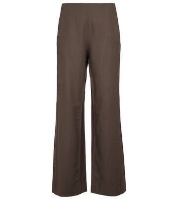 Wool twill wide-leg pants | Acne Studios