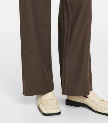 Wool twill wide-leg pants | Acne Studios