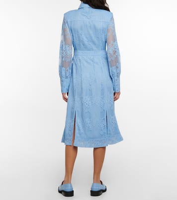 Robe chemise en dentelle | Ganni