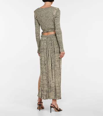 Maxirock mit Plissees | Christopher Esber