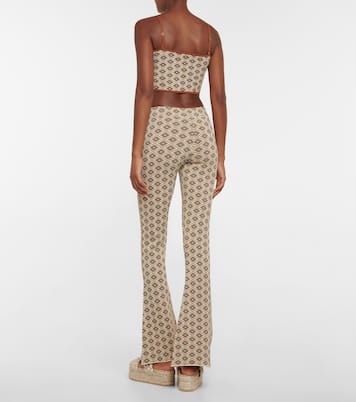 Cropped-Top Eichi aus Jacquard | Dodo Bar Or