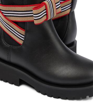 Leather ankle boots | Burberry Kids