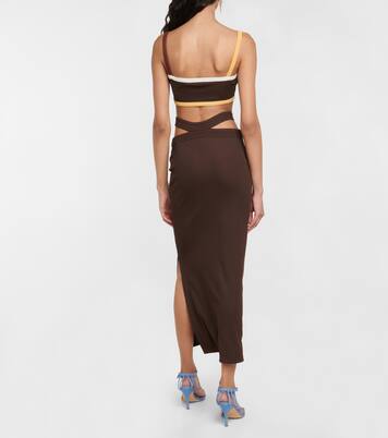Cutout column maxi skirt | Christopher Esber