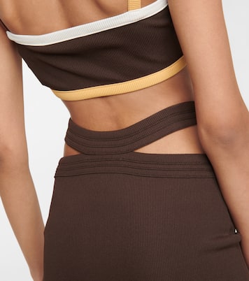 Cutout column maxi skirt | Christopher Esber