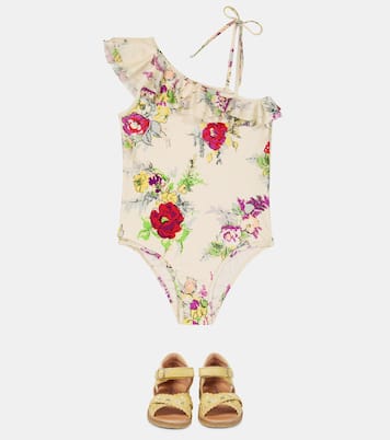 Clover floral swimsuit | Zimmermann Kids