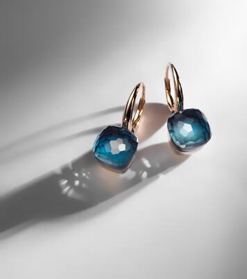 Boucles d’oreilles Nudo en or 18 ct et quartz rose | Pomellato