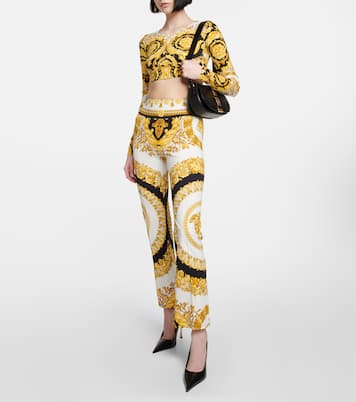 Cropped-Top Barocco | Versace