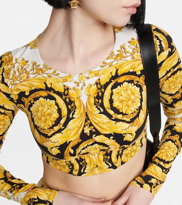Cropped-Top Barocco | Versace