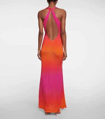 Maxikleid High Sea aus Jersey | Louisa Ballou