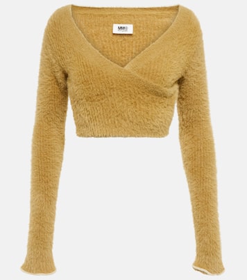 Cropped-Top aus Strick | MM6 Maison Margiela