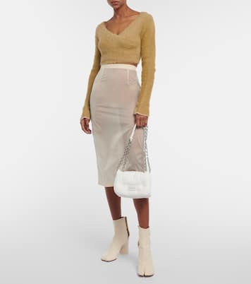 Cropped-Top aus Strick | MM6 Maison Margiela