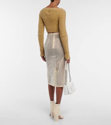 Cropped-Top aus Strick | MM6 Maison Margiela