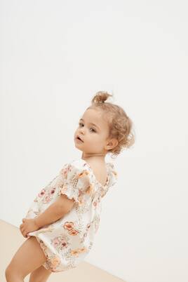 Baby Palermo linen and cotton bodysuit | The New Society