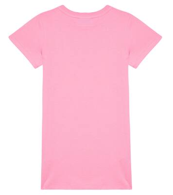 Logo cotton jersey dress | Balmain Kids