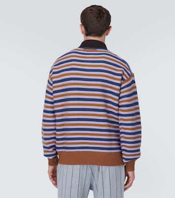 x The Elder Statesman cashmere and wool polo sweater | Zegna