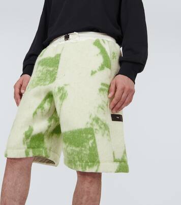 Bedruckte Shorts aus einem Wollgemisch | Y-3