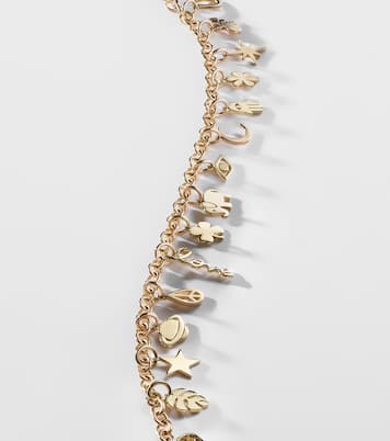 Bracelet en or 14 ct à ornements | Sydney Evan