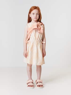 Burberry Check cutout cotton dress | Burberry Kids