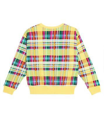 Checked cotton-blend sweater | Polo Ralph Lauren Kids