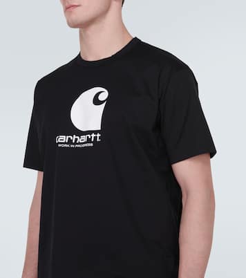 x Carhartt logo cotton jersey T-shirt | Junya Watanabe