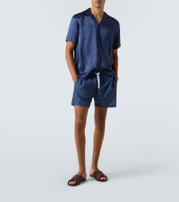 Roberto silk bowling shirt | Frescobol Carioca