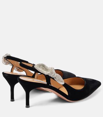 Escarpins Very Bow Tie Crystal 65 | Aquazzura