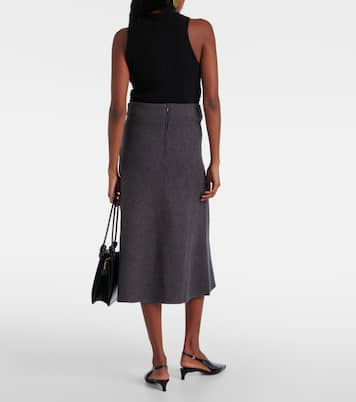 Midirock aus Wolle | Jil Sander