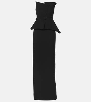 Robe longue en crêpe | Roland Mouret