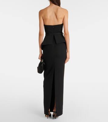 Robe longue en crêpe | Roland Mouret