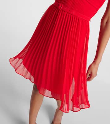 Off-shoulder chiffon minidress | Self-Portrait