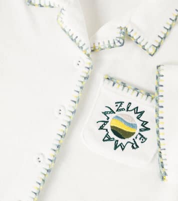 Tallow cotton-blend terry top | Zimmermann Kids