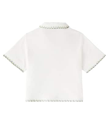 Tallow cotton-blend terry top | Zimmermann Kids