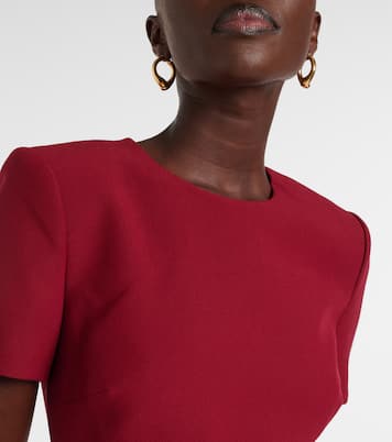 Robe midi en crêpe | Roland Mouret