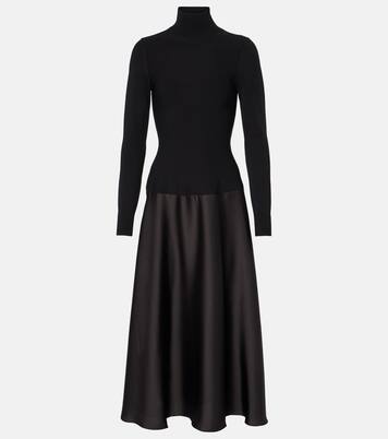 Robe midi Frances en satin | Simkhai
