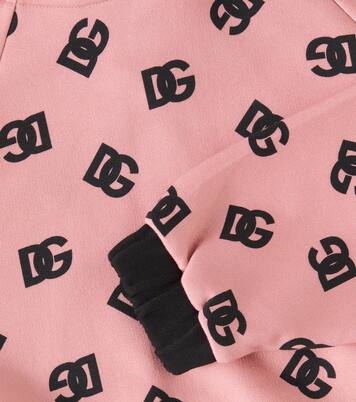 DG cotton hoodie | Dolce&Gabbana Kids