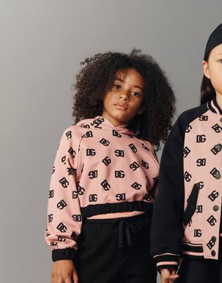 DG cotton hoodie | Dolce&Gabbana Kids