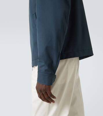Leather-trimmed blouson | Zegna