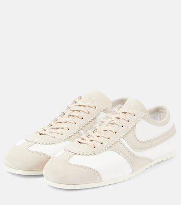 Sneakers aus Leder mit Veloursleder | Dries Van Noten