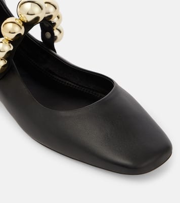 Flamenca leather Mary Jane flats | Souliers Martinez
