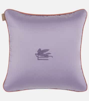 Maranta paisley cotton cushion | Etro