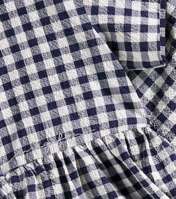 Gingham cotton dress | Il Gufo